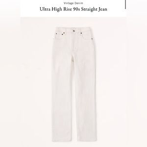 Abercrombie & Fitch 90s Straight Ultra High Rise Jean